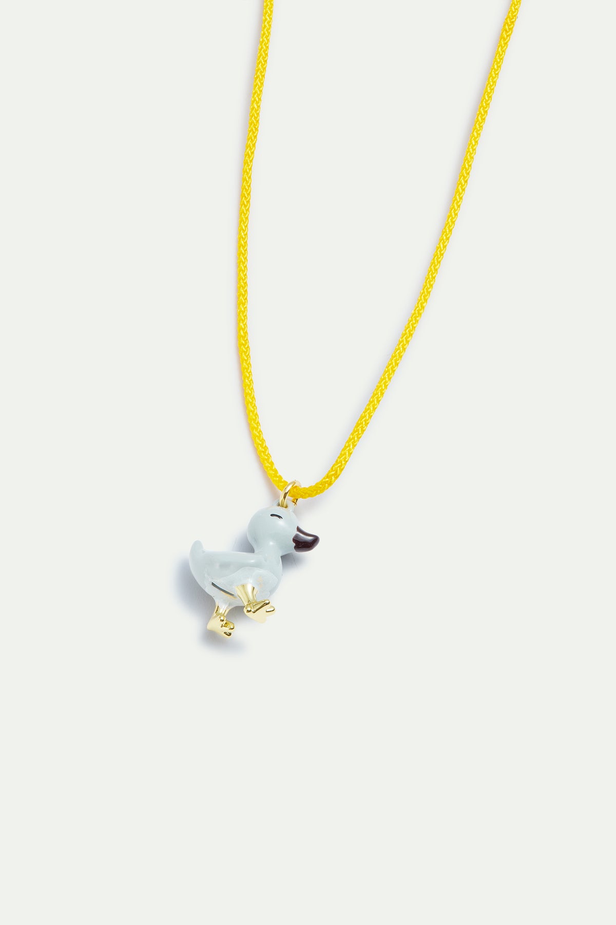 Collier pendentif jaune Petit Canard