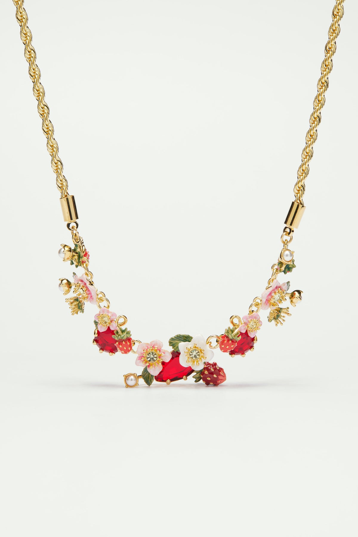 Collier plastron éclat printanier