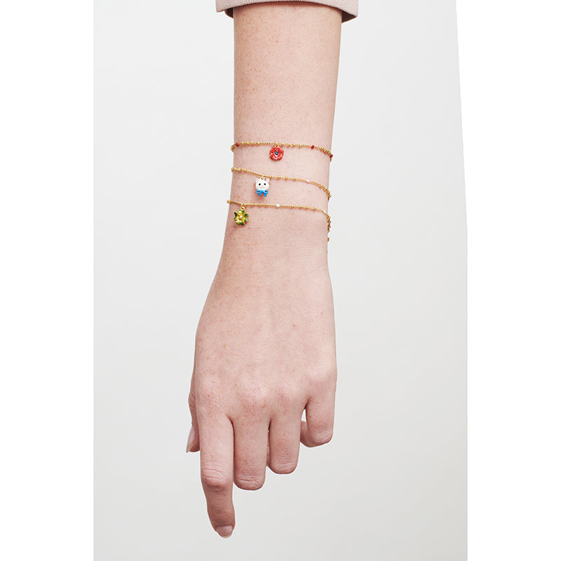Bracelet pendentif chat