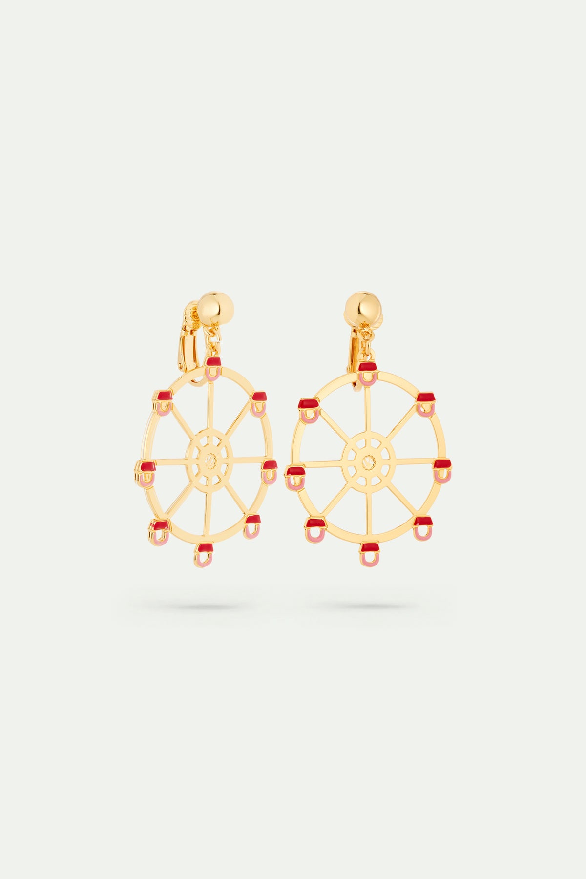 Ferris wheel earrings