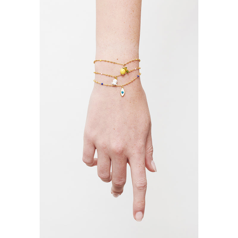Bracelet pendentif citron