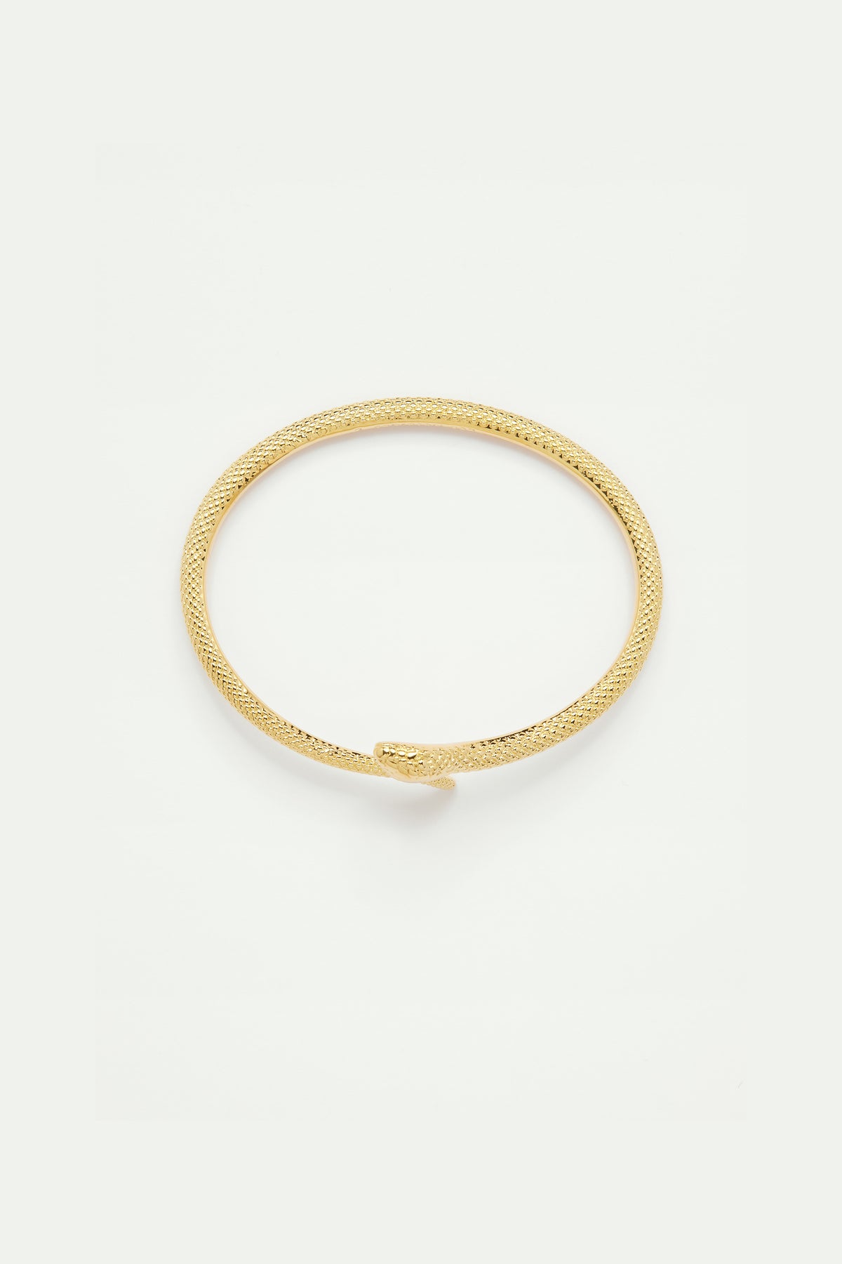 Bracelet jonc vipère ondulante