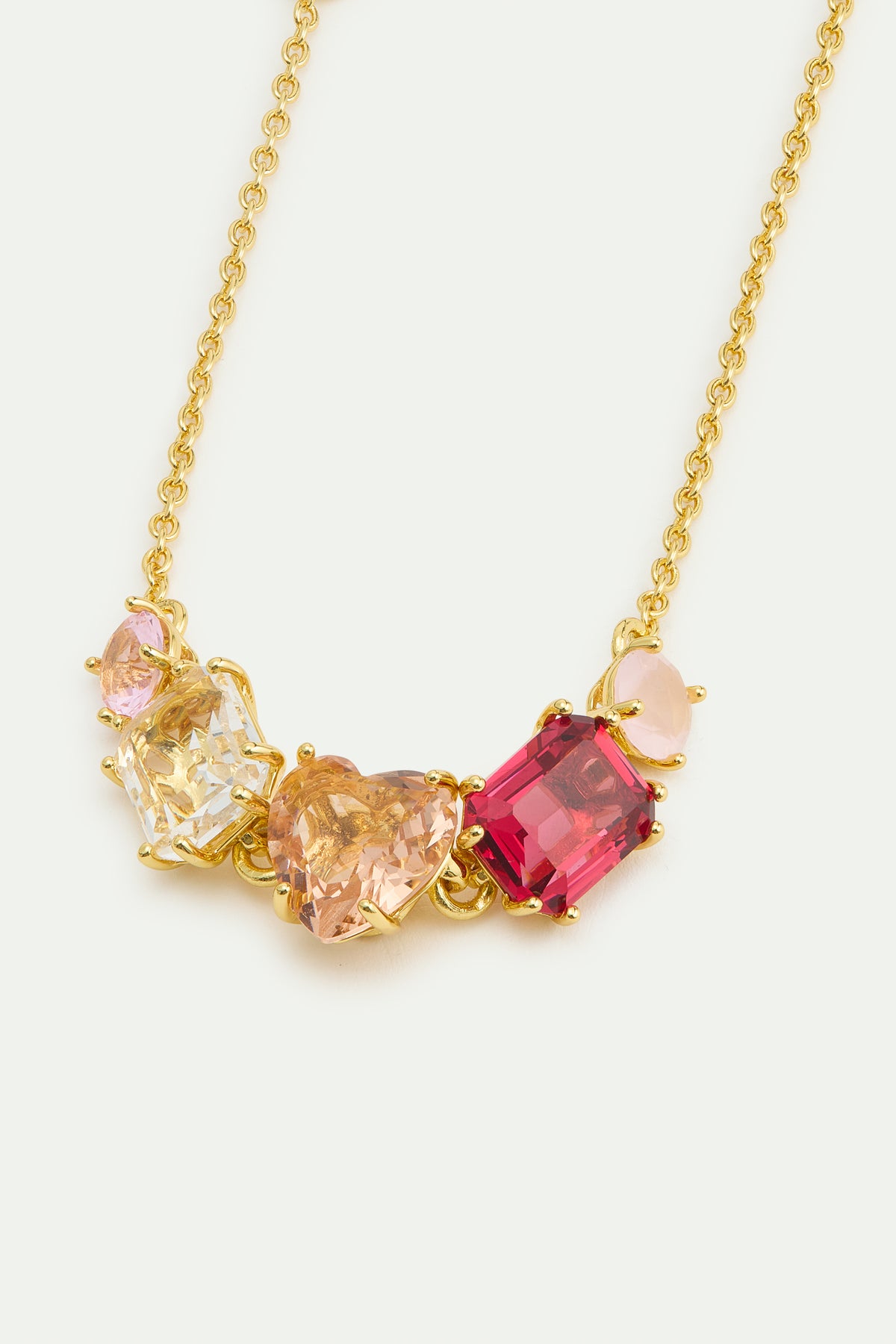 Bracelet fin cinq pierres La Diamantine Rosa Centifiola