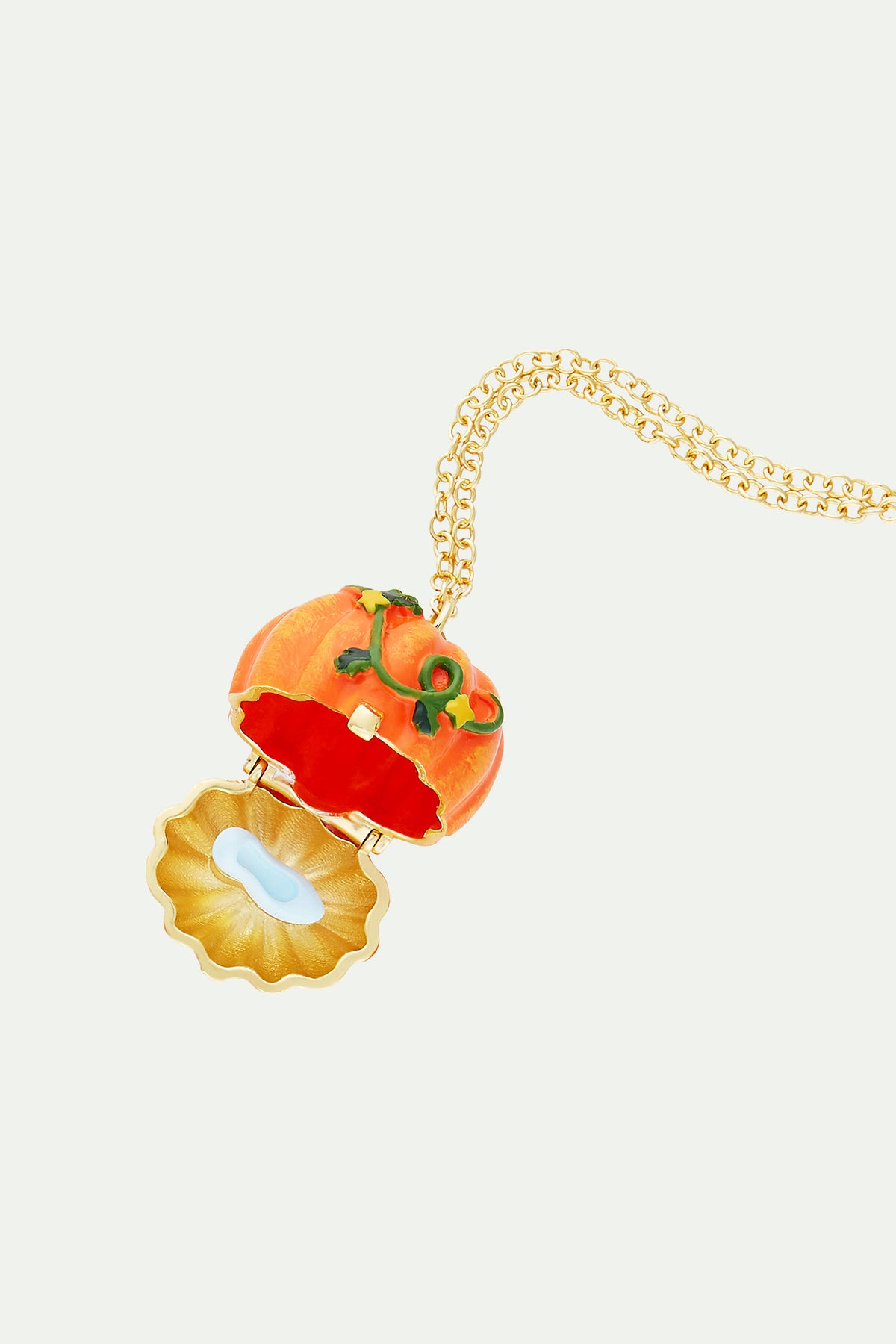 Collier secret citrouille et soulier