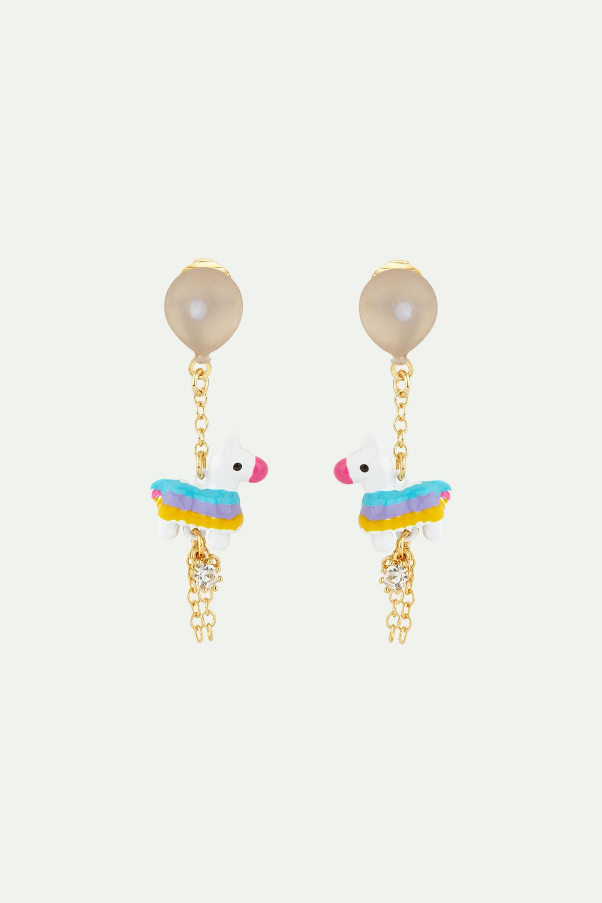 Boucles d'Oreilles Tiges Piñata et Ballon