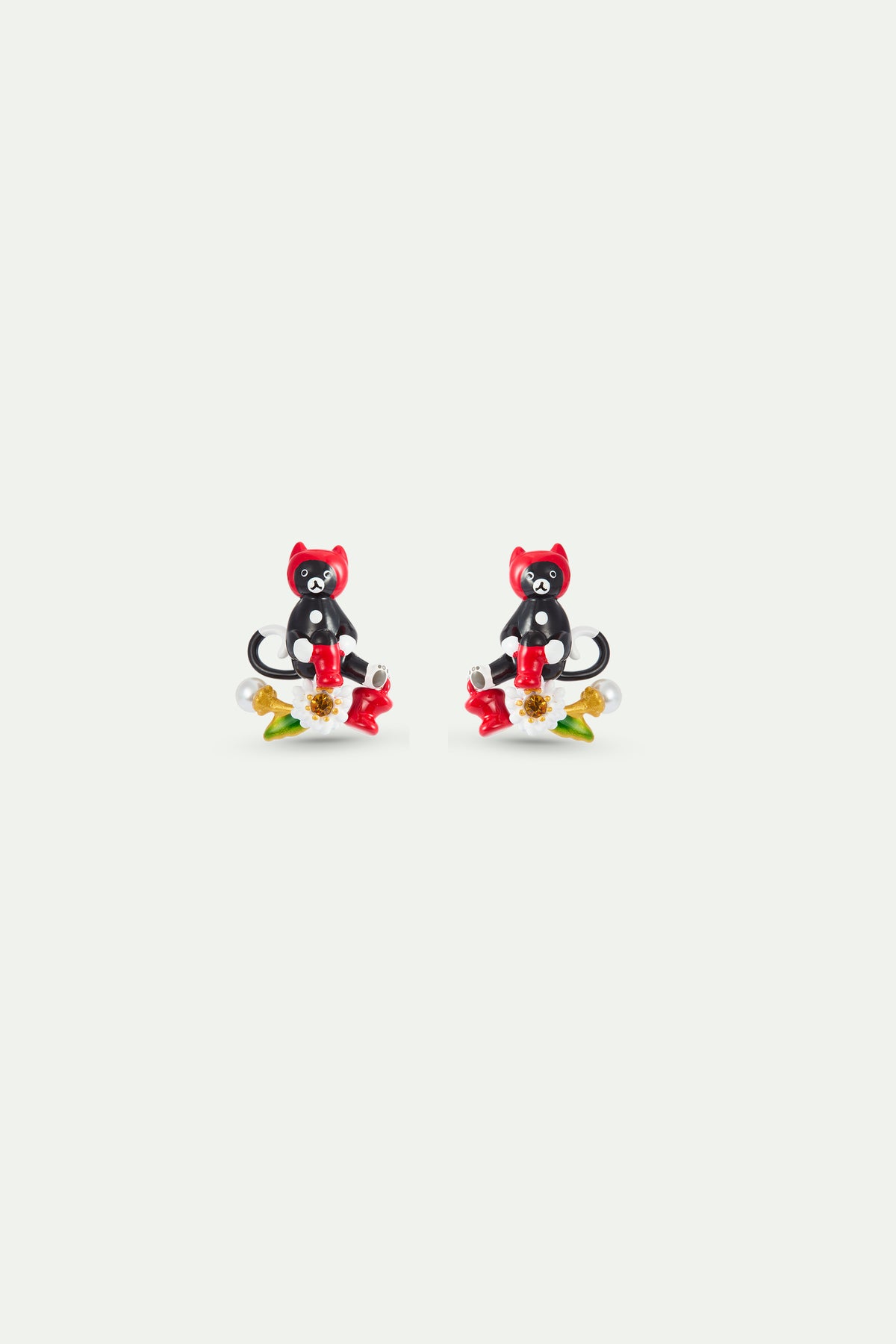Boucles d’oreilles Chat Botté