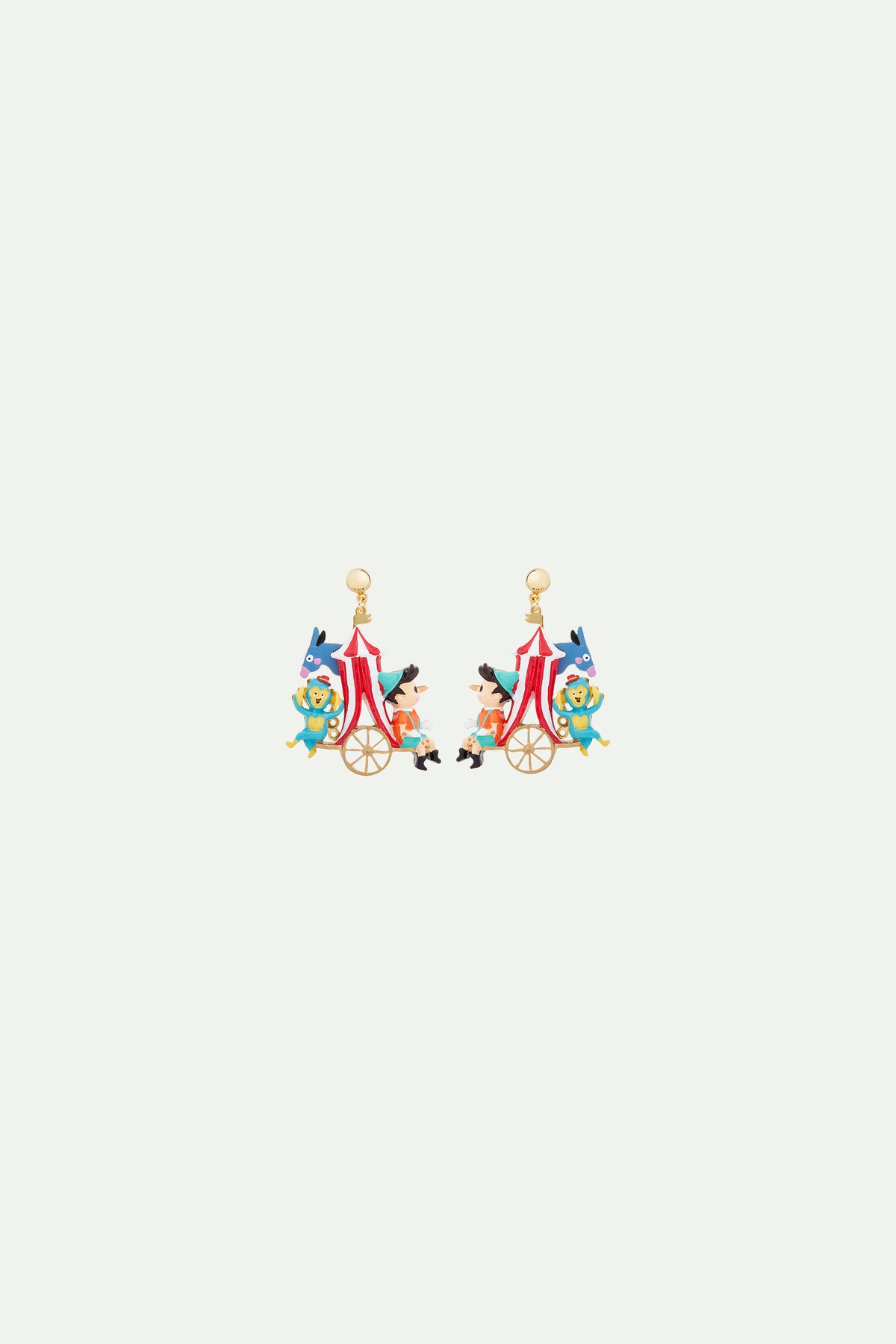 Boucles d'oreilles chapiteau ambulant