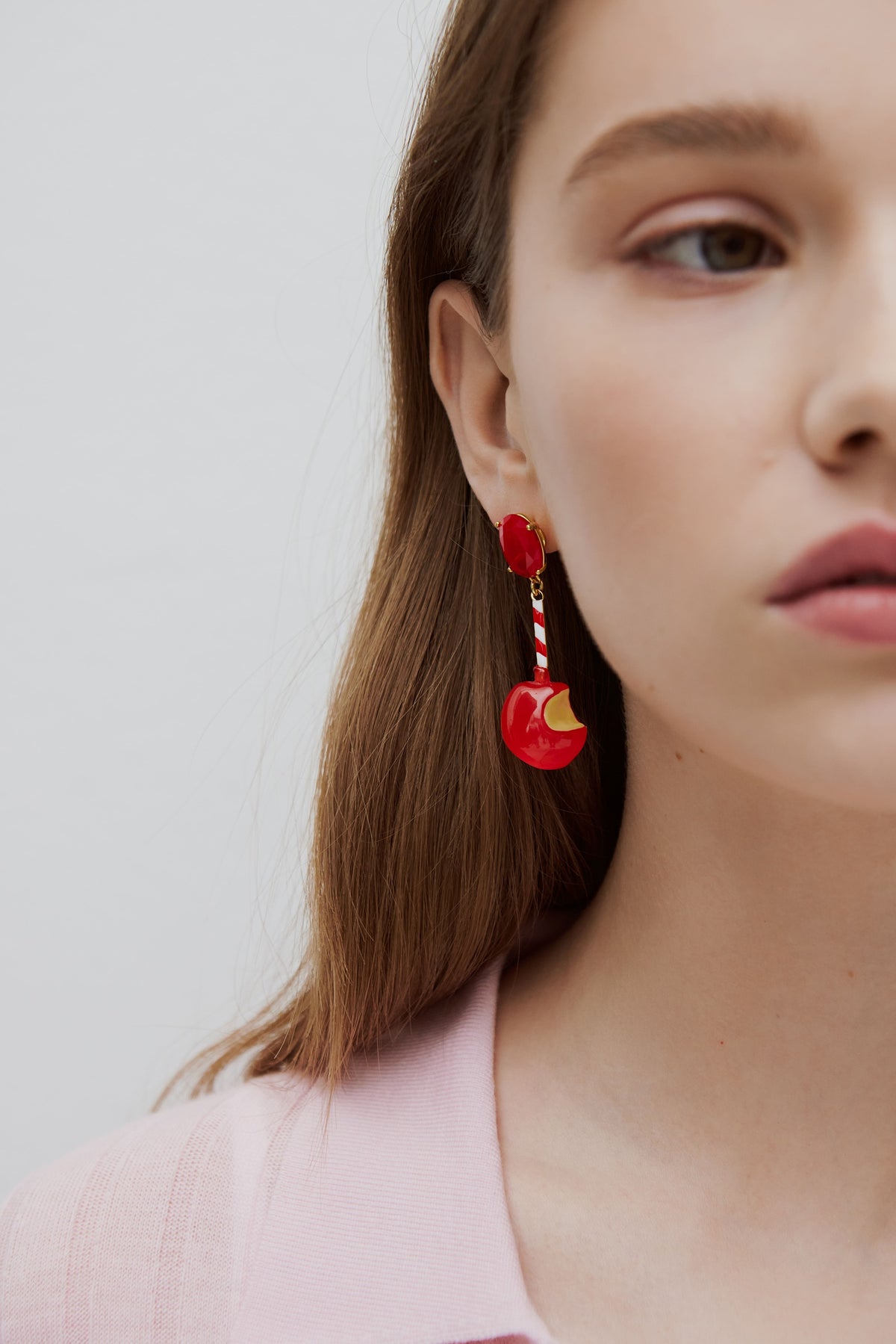 Boucles d'oreilles pomme d'amour