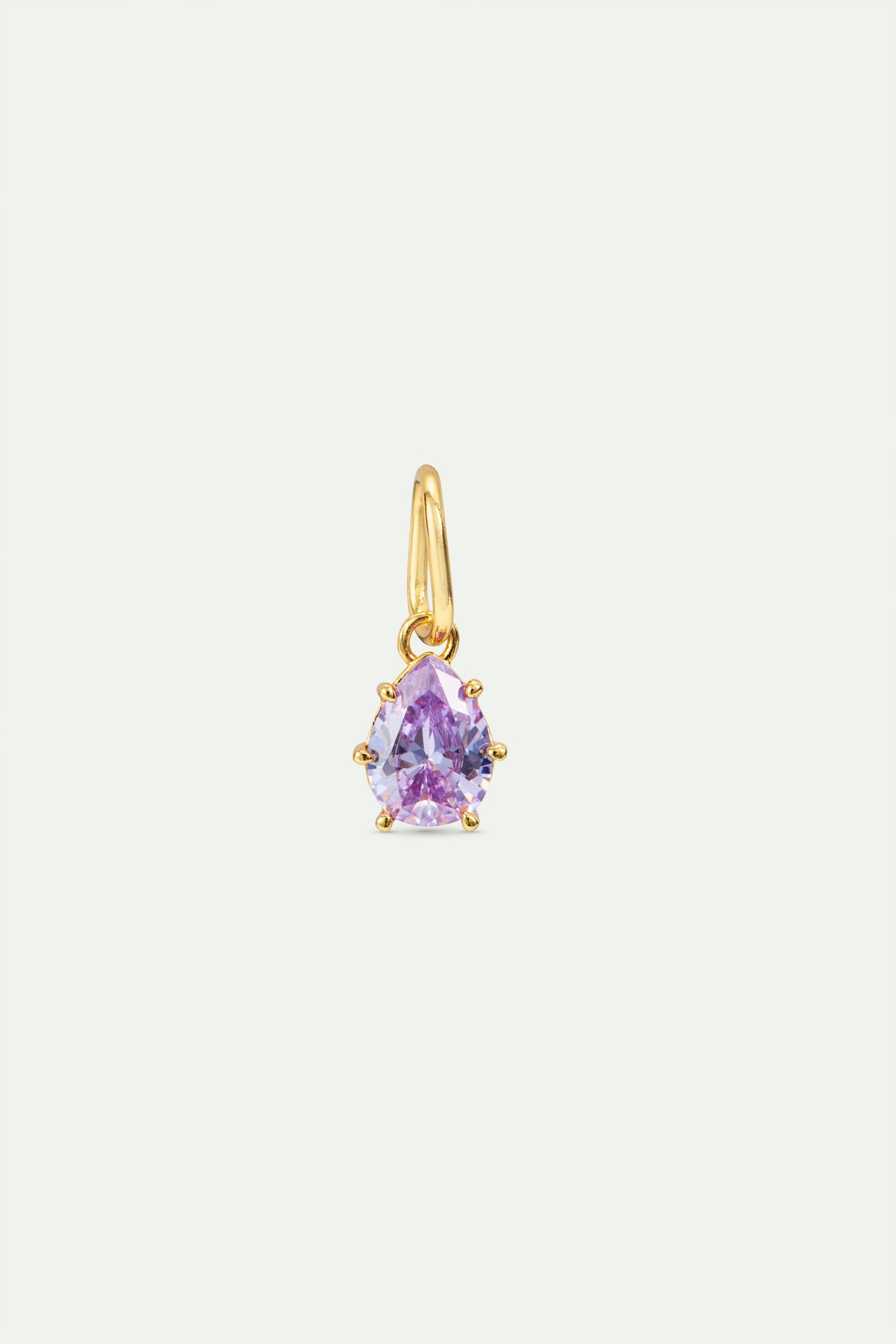 Pendentif pierre Violet Lavande, Sérénité et Désinvolture - Juillet