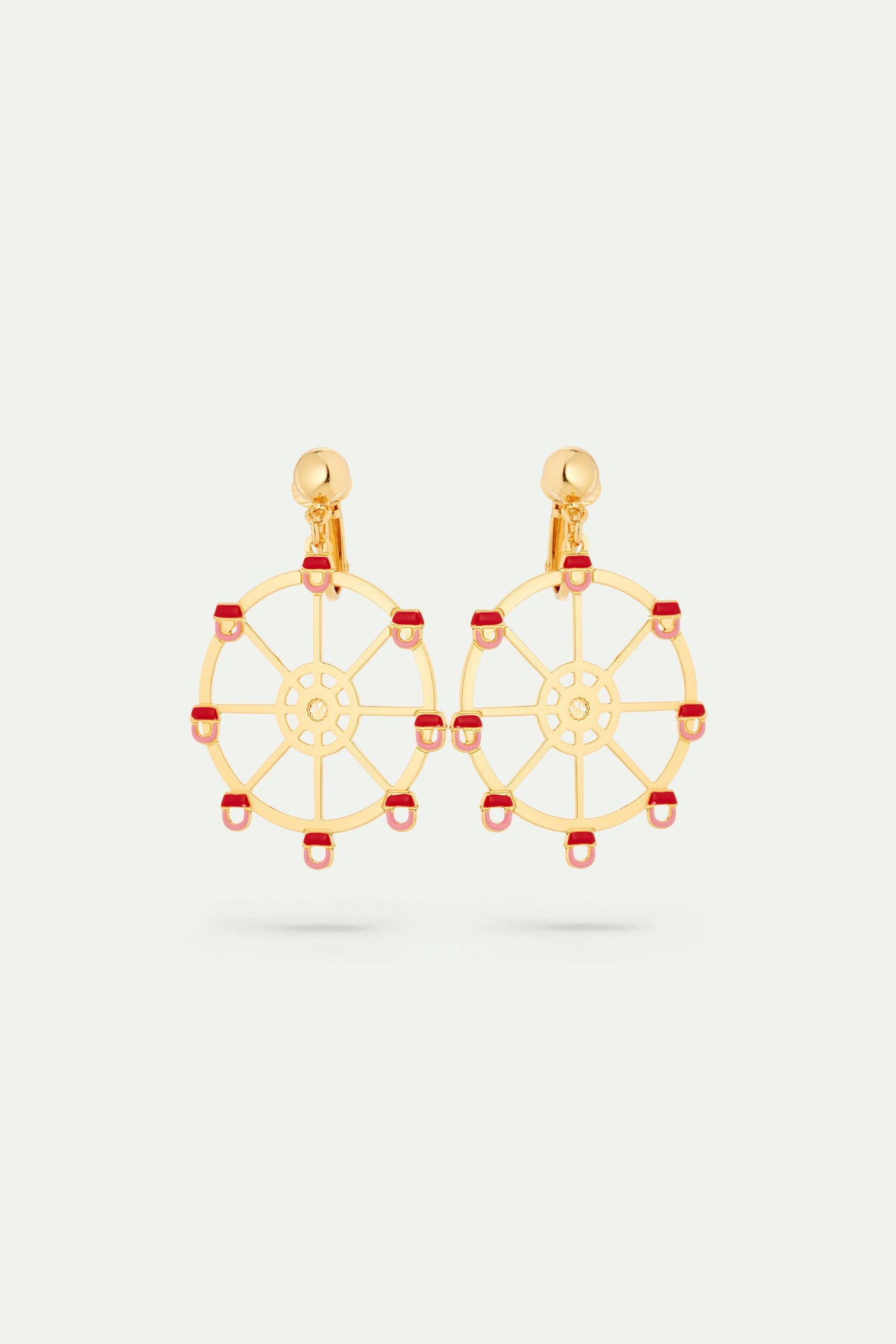 Ferris wheel earrings