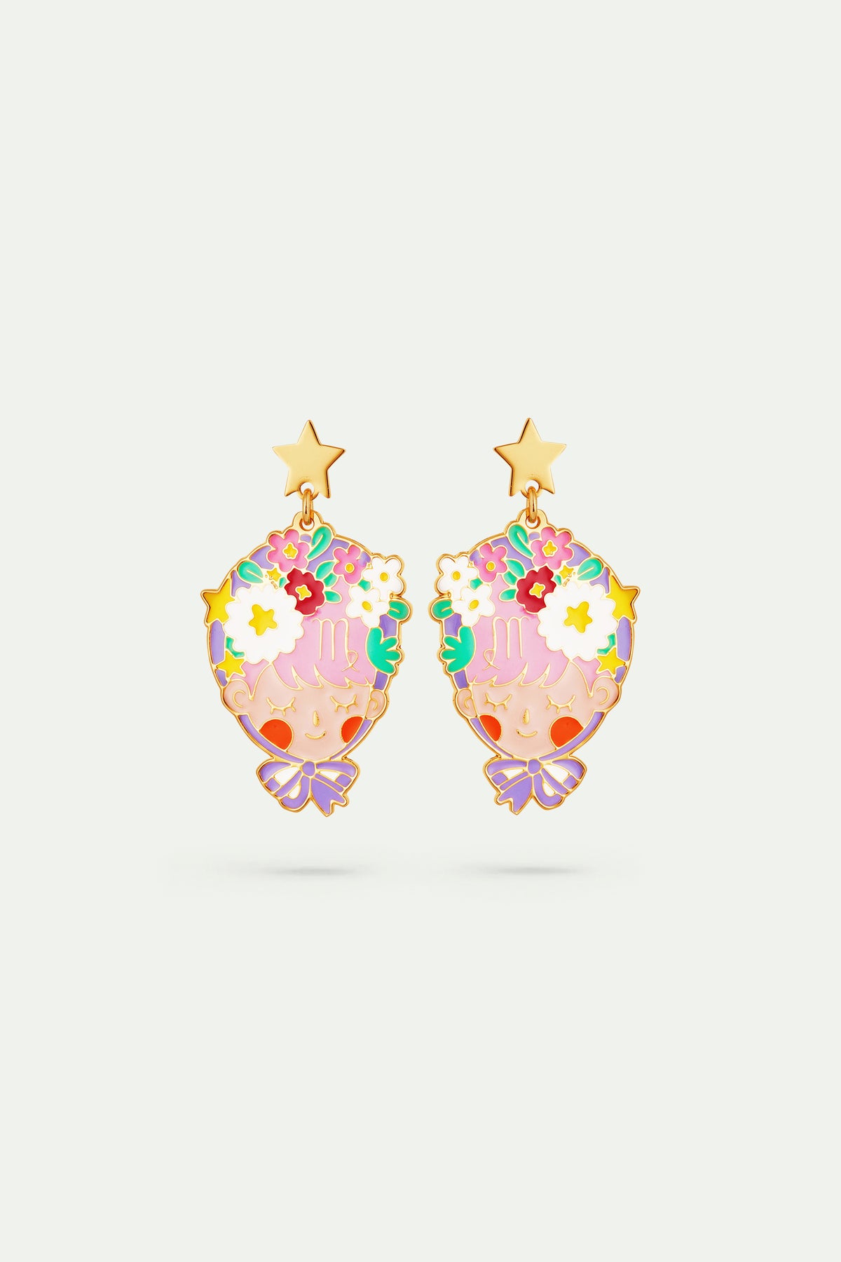 Boucles d'oreilles signe astrologique de la vierge