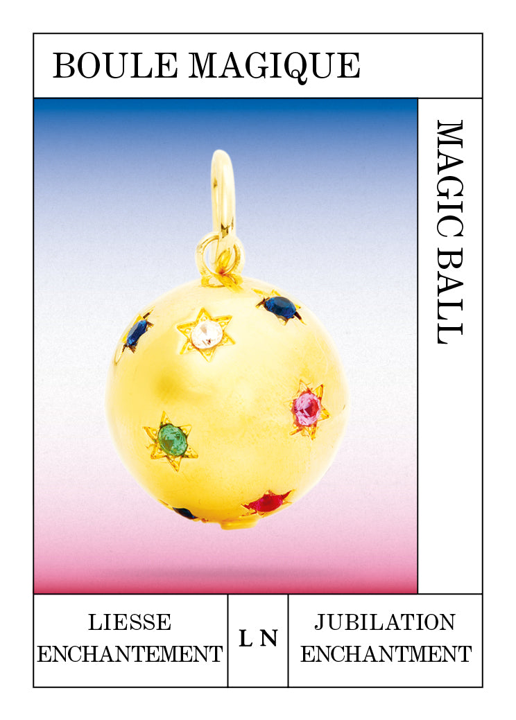 Pendentif boule magique étoilée, Liesse et Enchantement