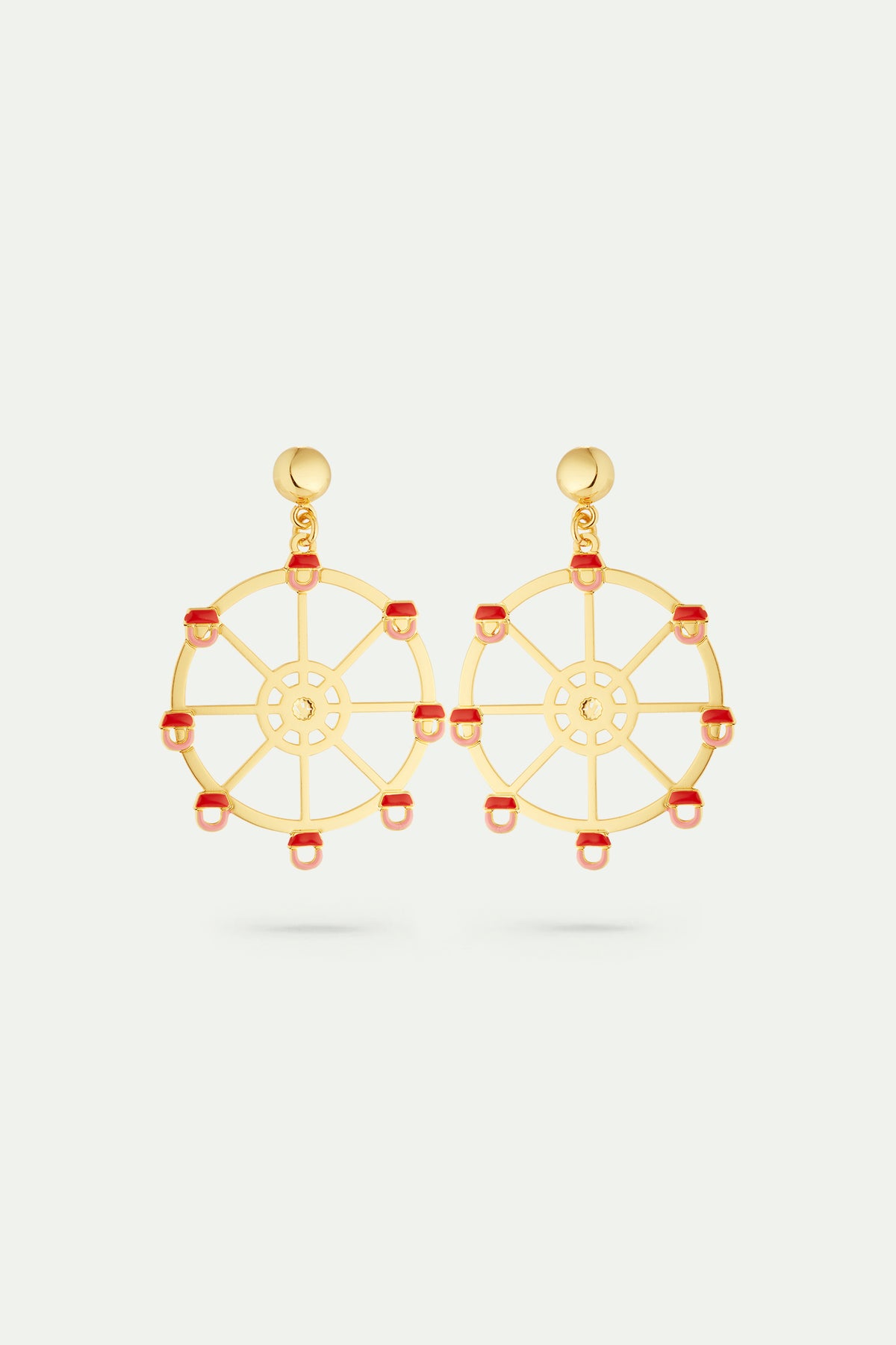 Boucles d'oreilles grande roue