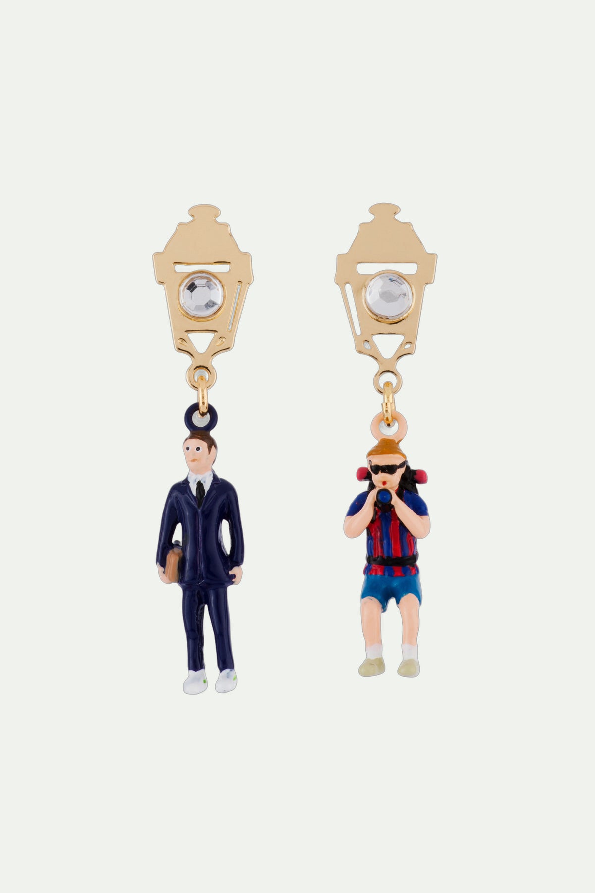 Post earrings BONJOUR PARIS