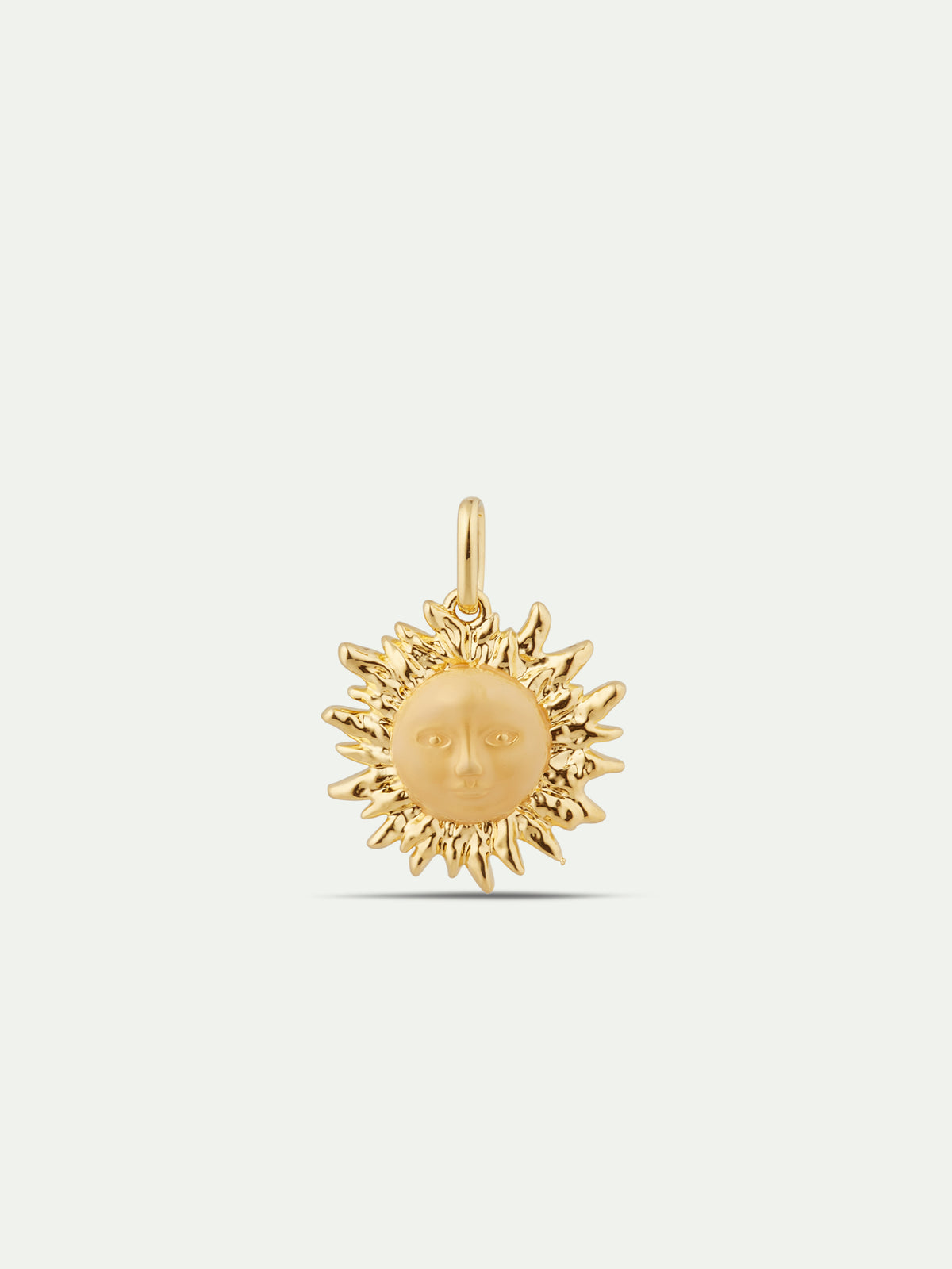 Pendentif Soleil dorée, Vitalité et Bonheur