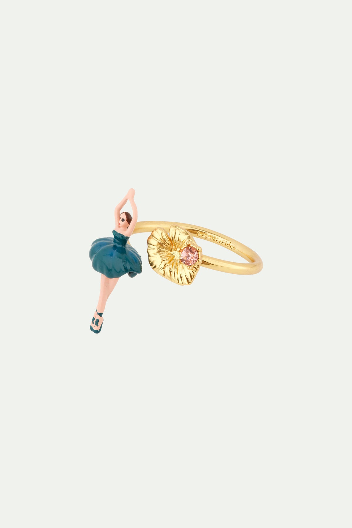 Bague Ajustable Mini Ballerine Bleu de Prusse