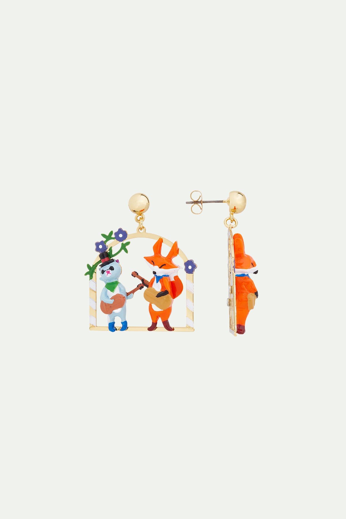 Boucles d'oreilles amis musiciens