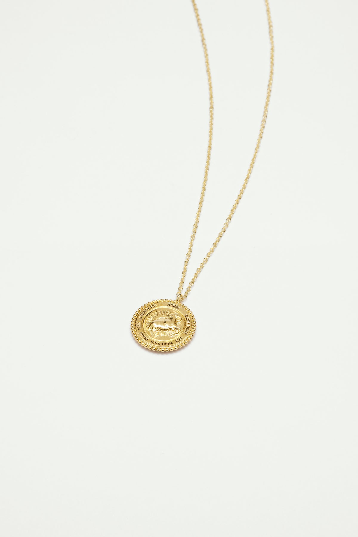 Collier pendentif signe astrologique bélier
