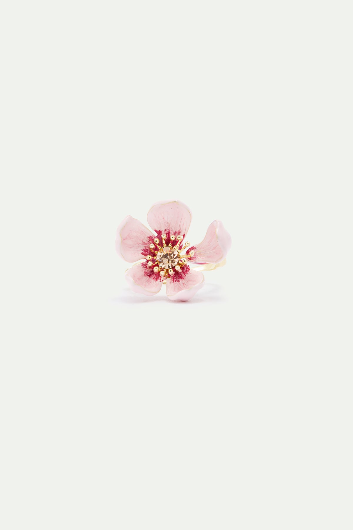 Pink cherry blossom ring