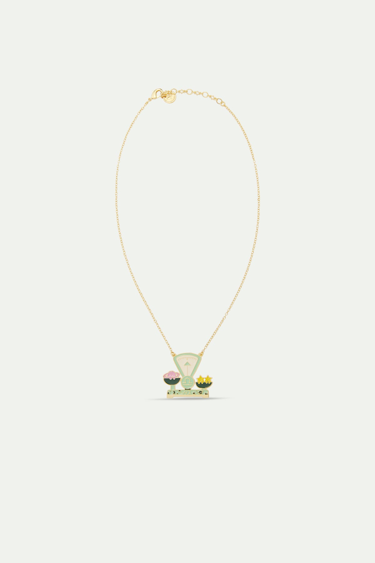 Libra astrological sign pendant necklace