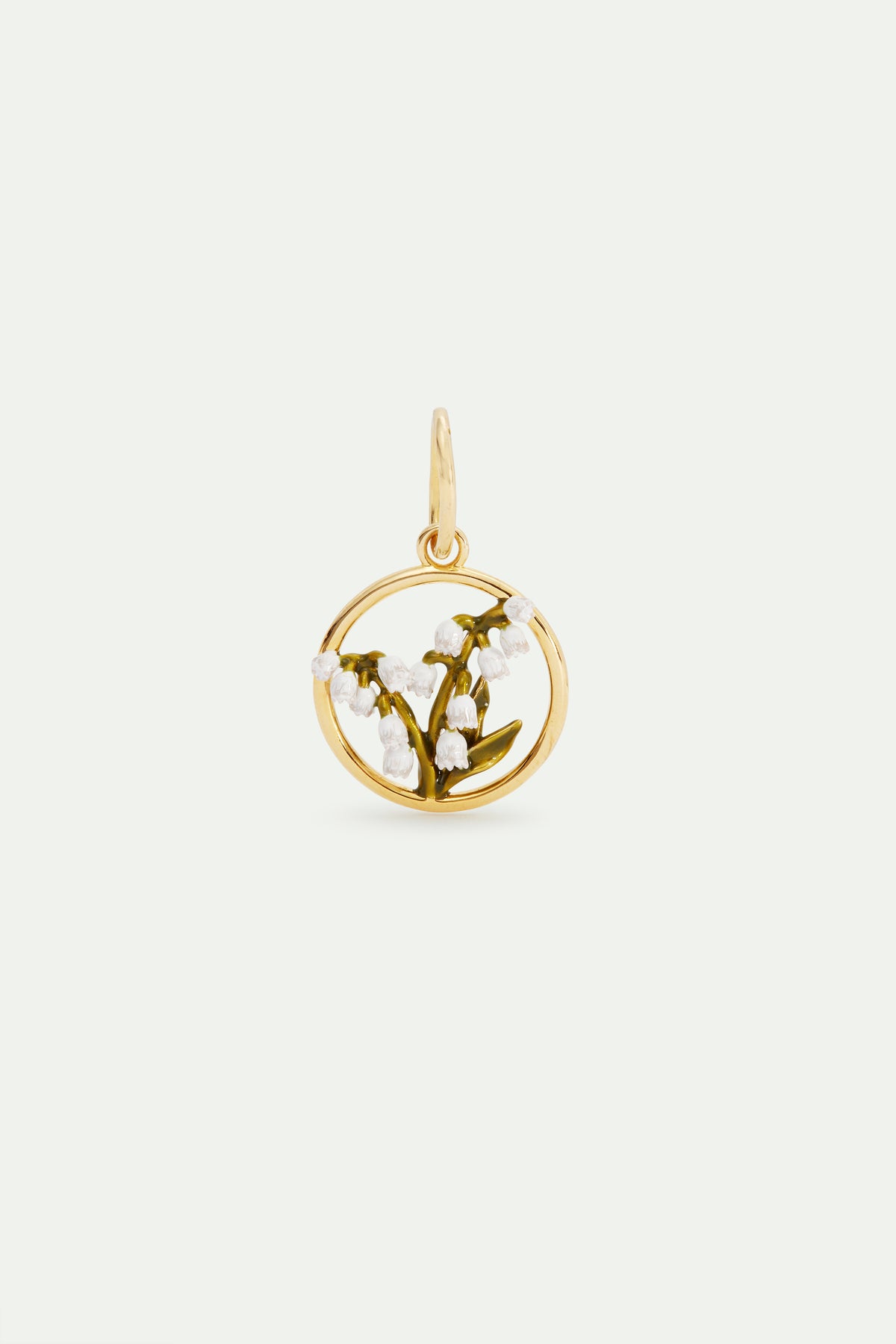 Pendentif brin de muguet, Bonne Fortune et Élégance
