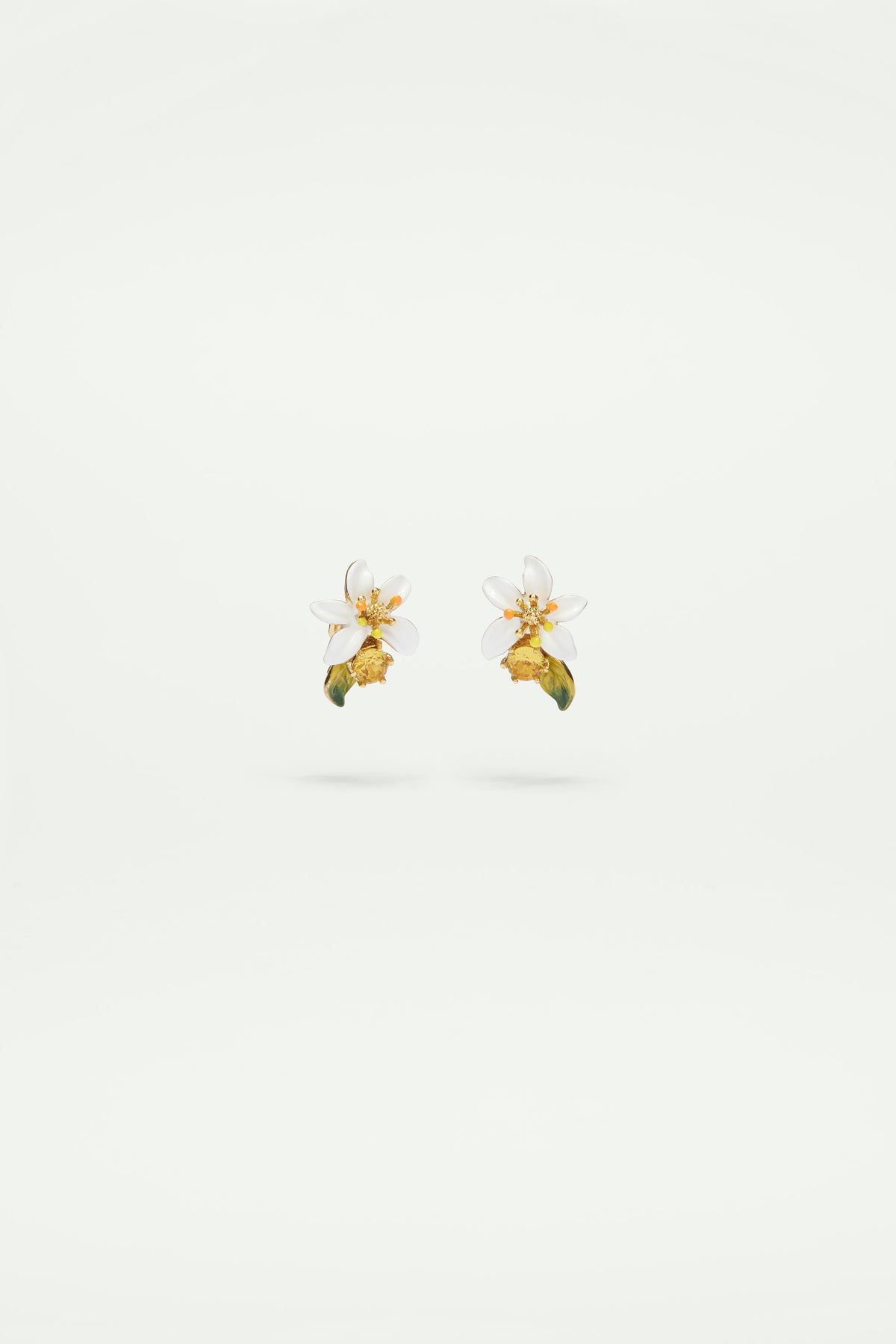 Boucles d'oreilles fleur d'oranger