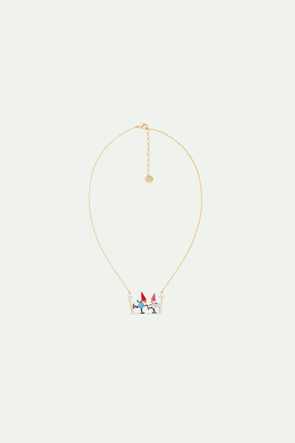 Collier plastron nains et patins à glace