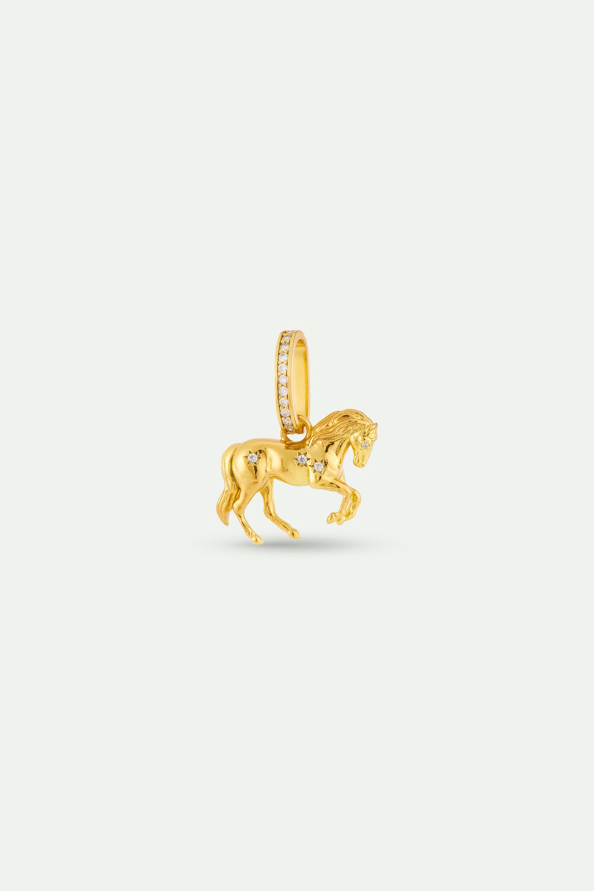 Pendentif Cheval doré, Passion et Curiosité