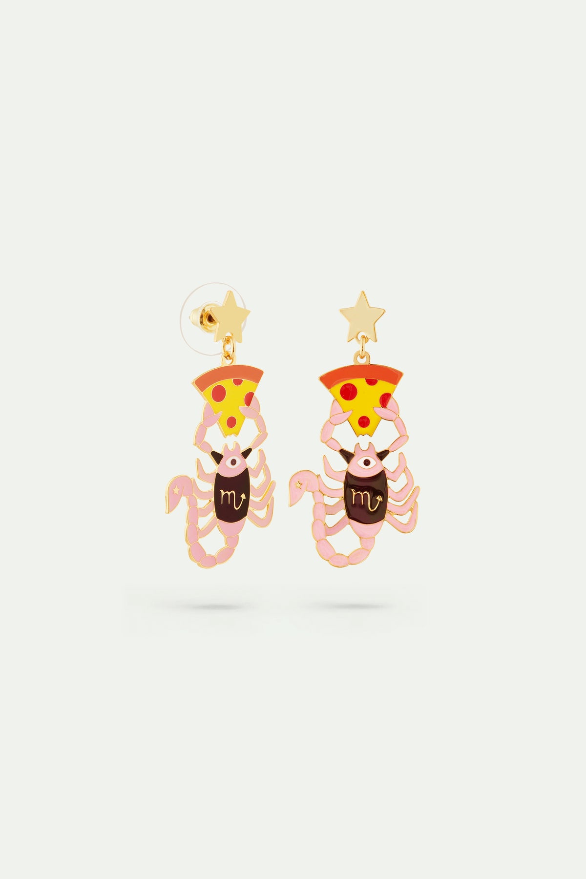 Scorpio astrological sign earrings