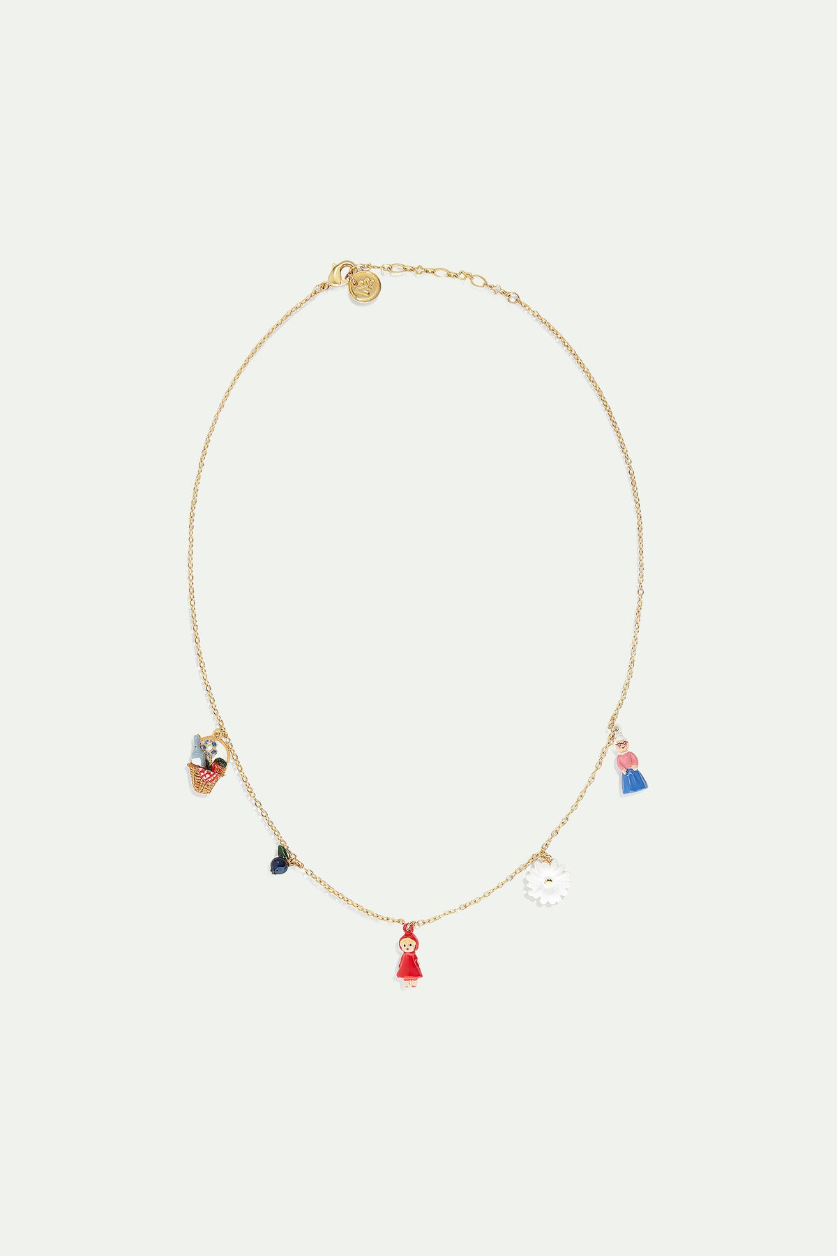 Collier pendentif pique-nique du petit chaperon rouge
