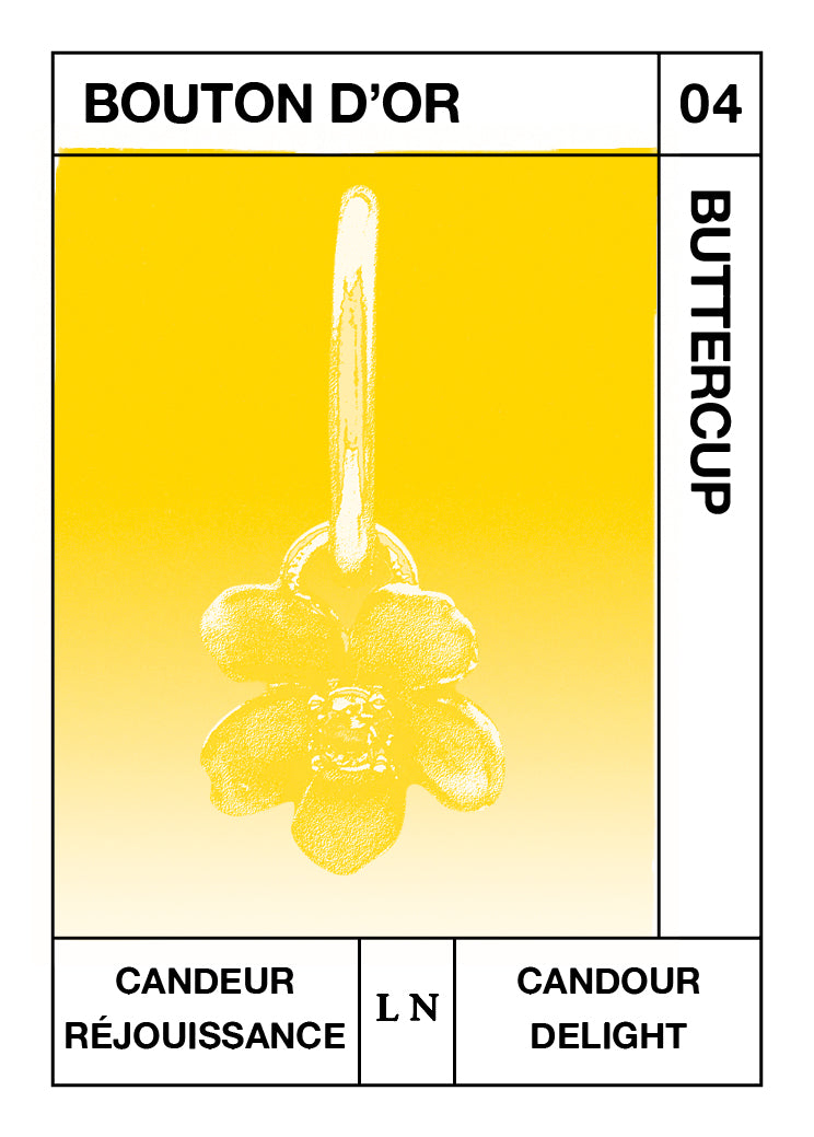 Pendentif Bouton d'Or, Candeur et Réjouissance - Avril