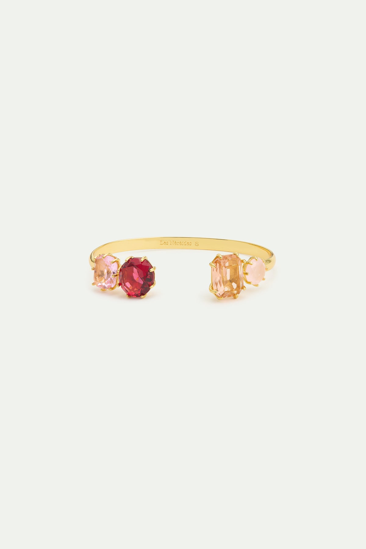 Bracelet jonc 4 pierres La Diamantine Rosa Centifiola